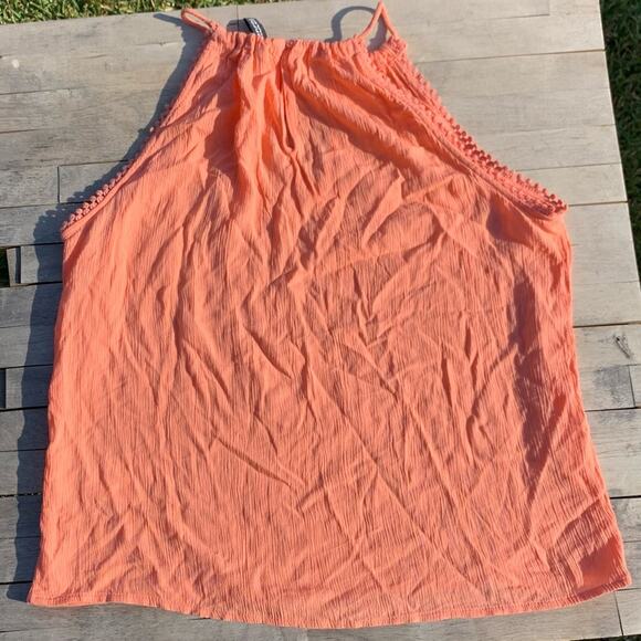 H&M Coral Halter Tunic Size XXS - Picture 5 of 5